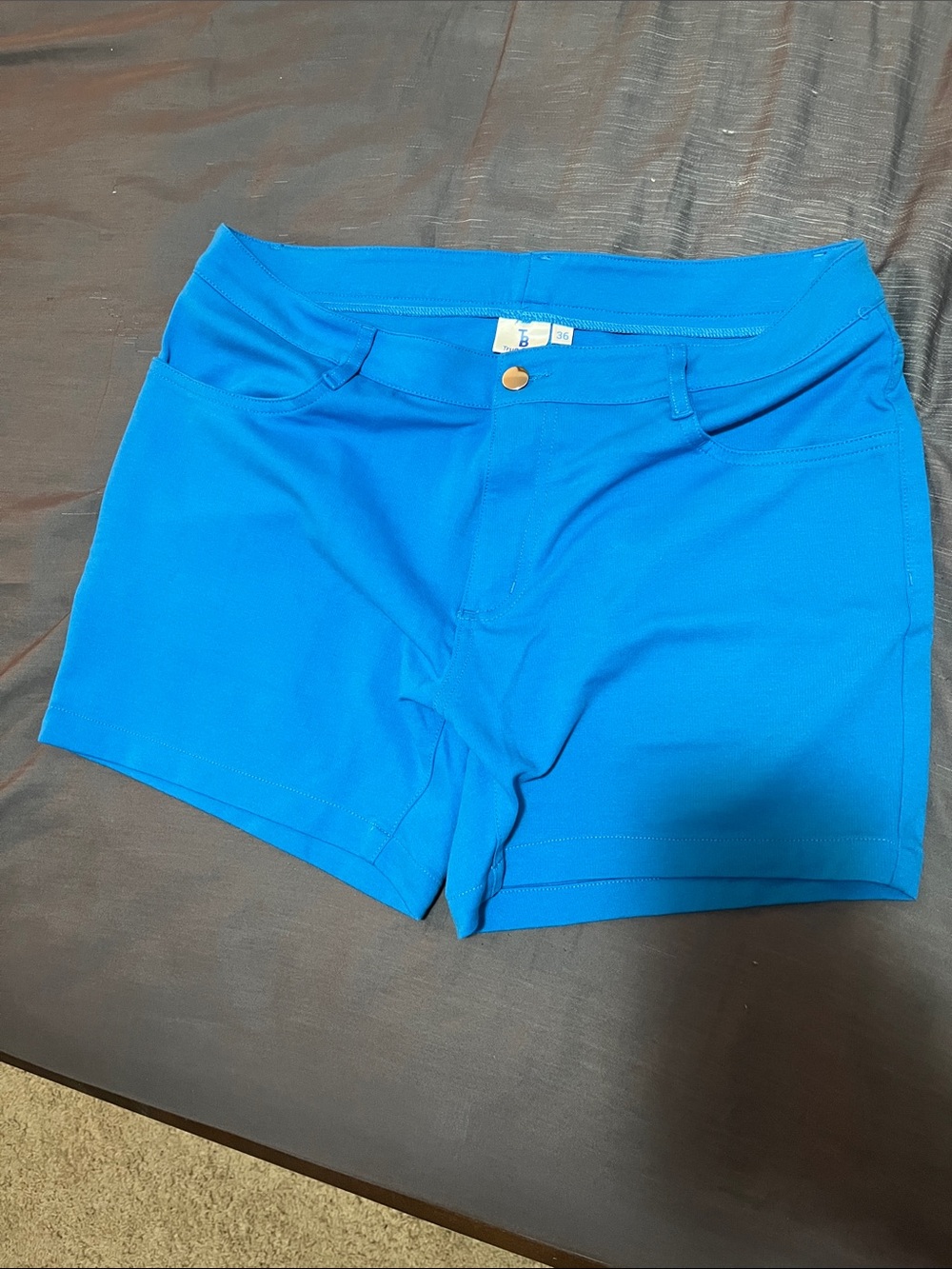 Men’s Bright Blue Stretch Shorts